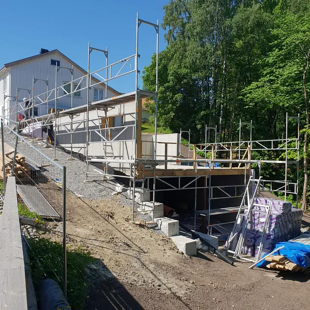 Pågående byggeprosjekt